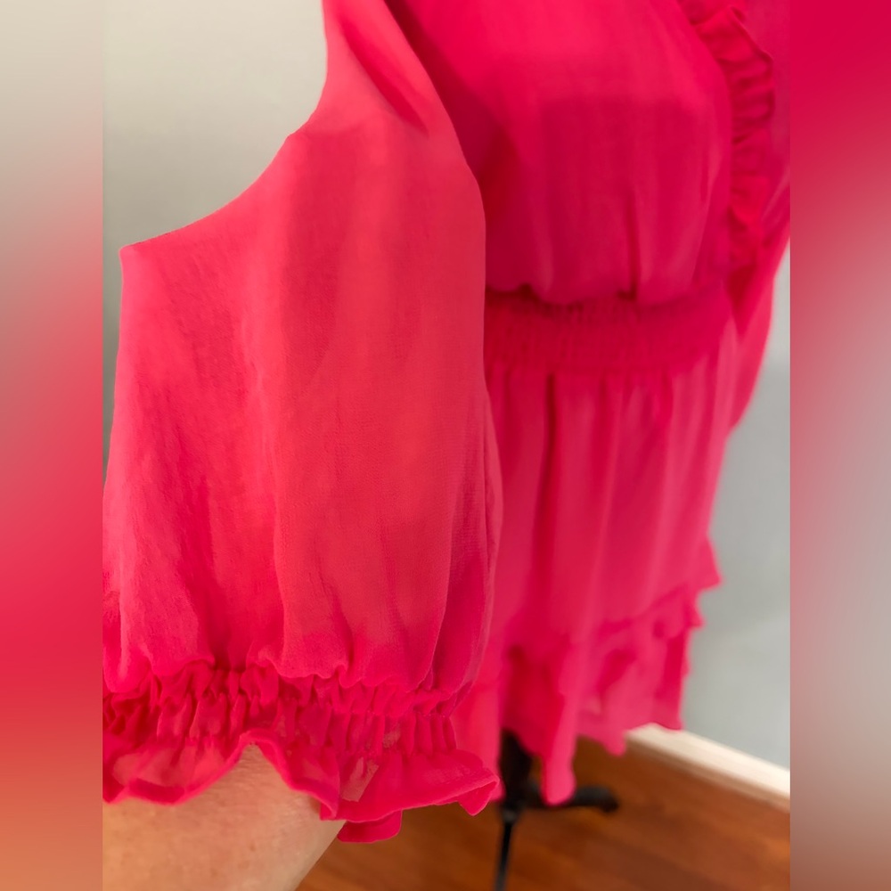 Pink Ruffle Dress - Picture 3 of 13